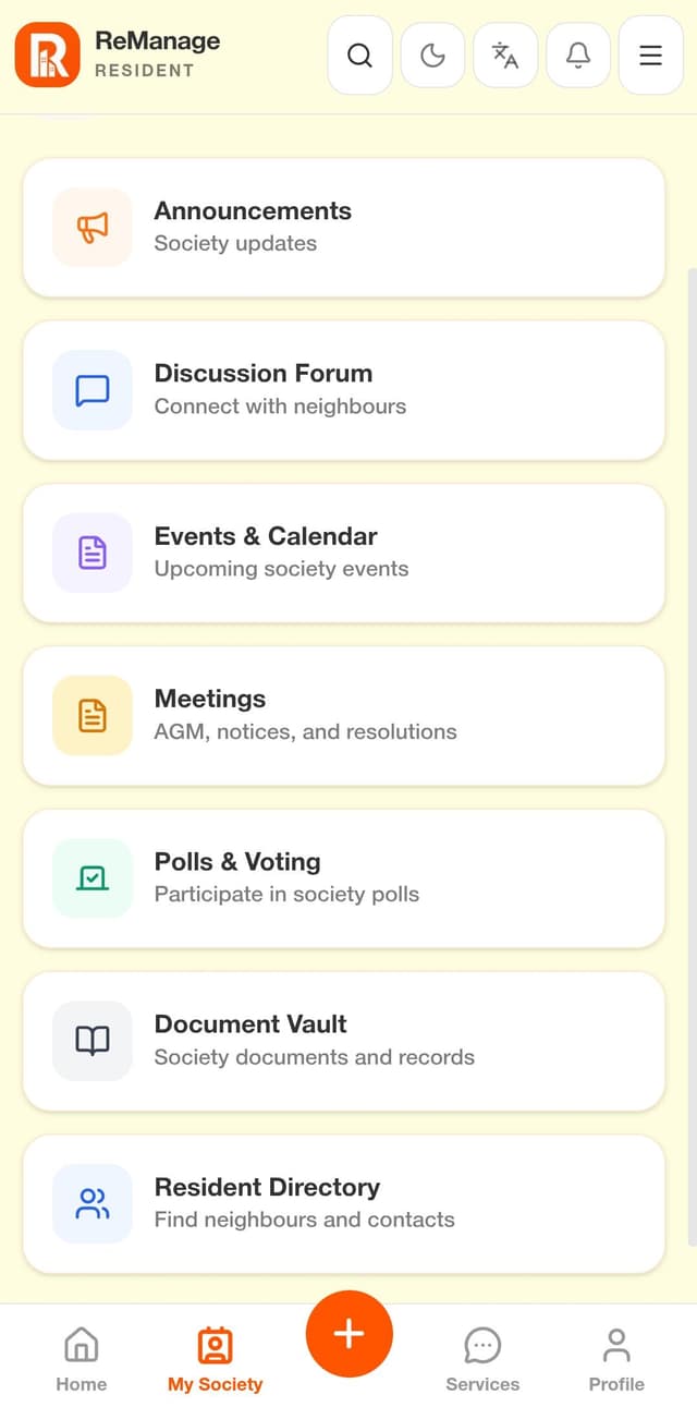 My Society Management